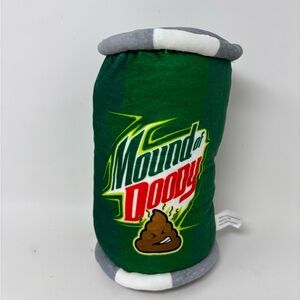 Junk Food Doody Plush 8″ inch Mound Of Doody Poop Parody Mountain Dew Soda Can